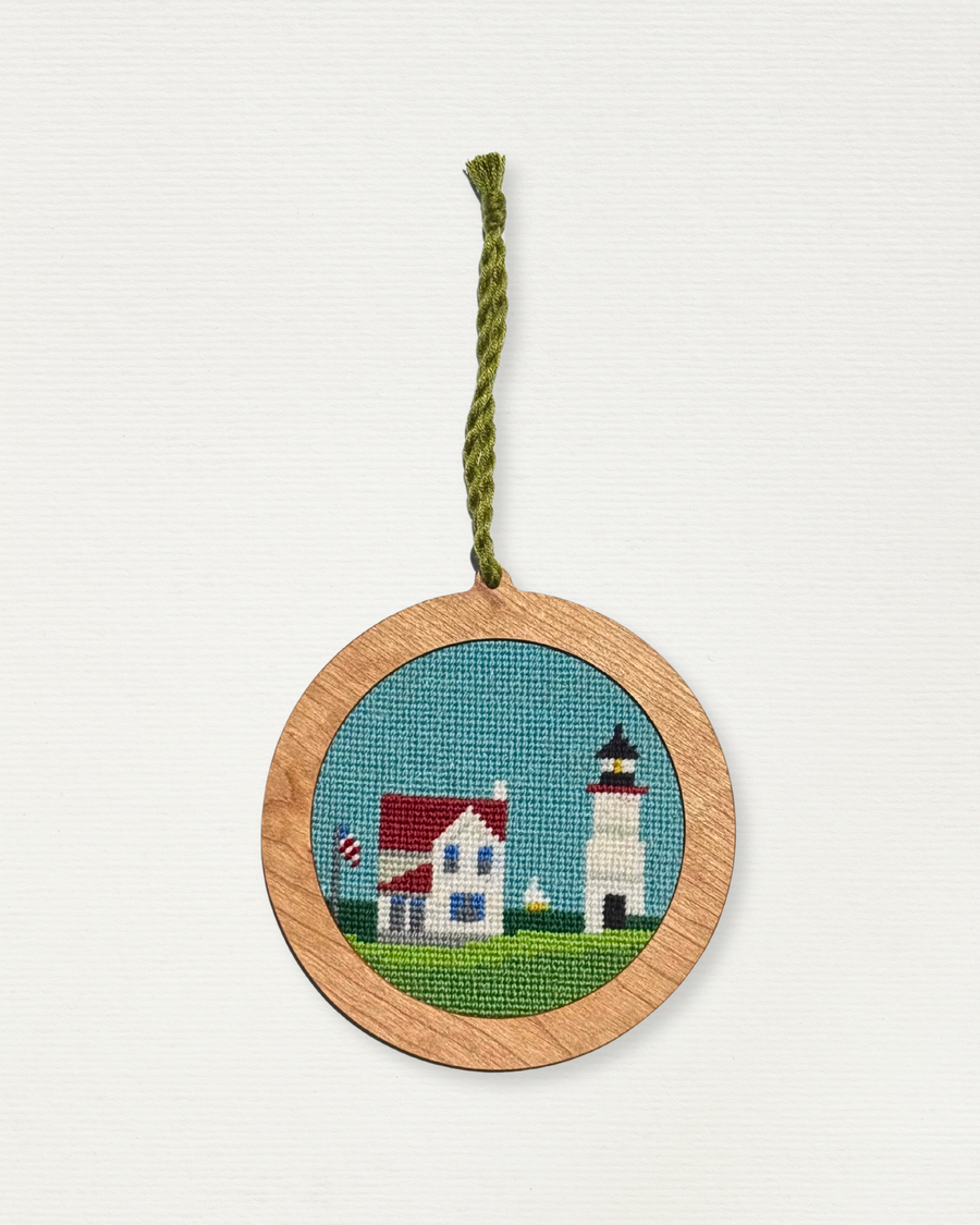 Self Finishing Needlepoint Ornament Frame - Solid Wood, Designed for 3" or 4" Canvases