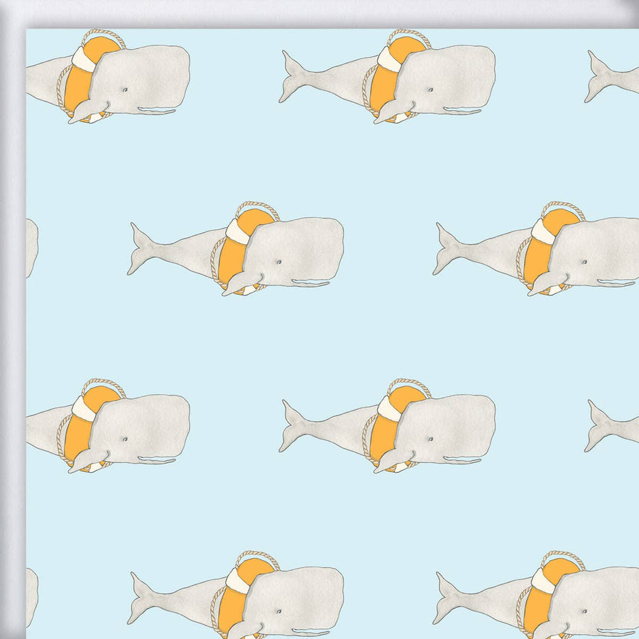 Whale Gift Wrap - PREORDER