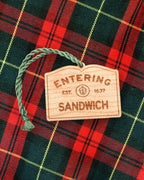 Wooden Sandwich Ornament – Entering Towns Sign, Personalized Cape Cod Coastal Gift, Rustic Christmas