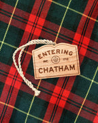 Personalized Wooden Chatham Ornament: Cape Cod Coastal Decor