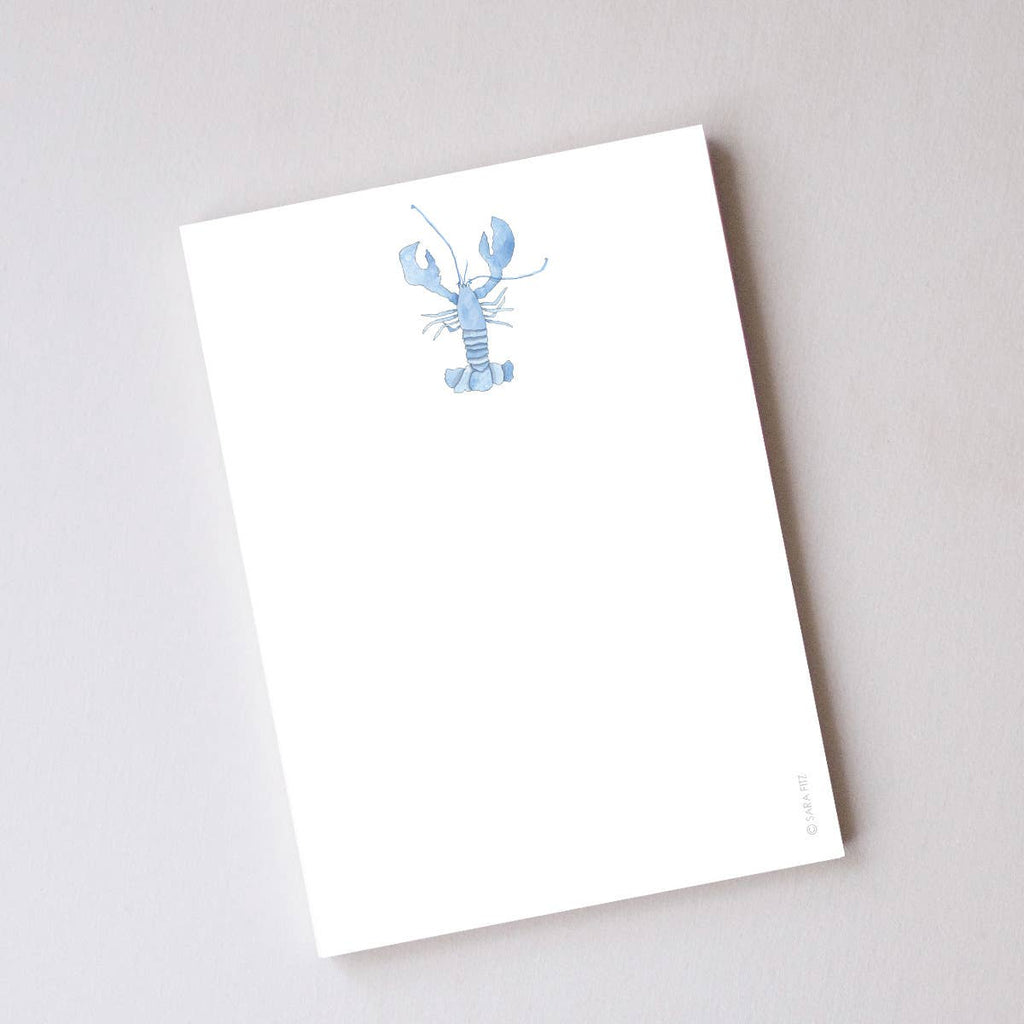 Blue Lobster Notepad
