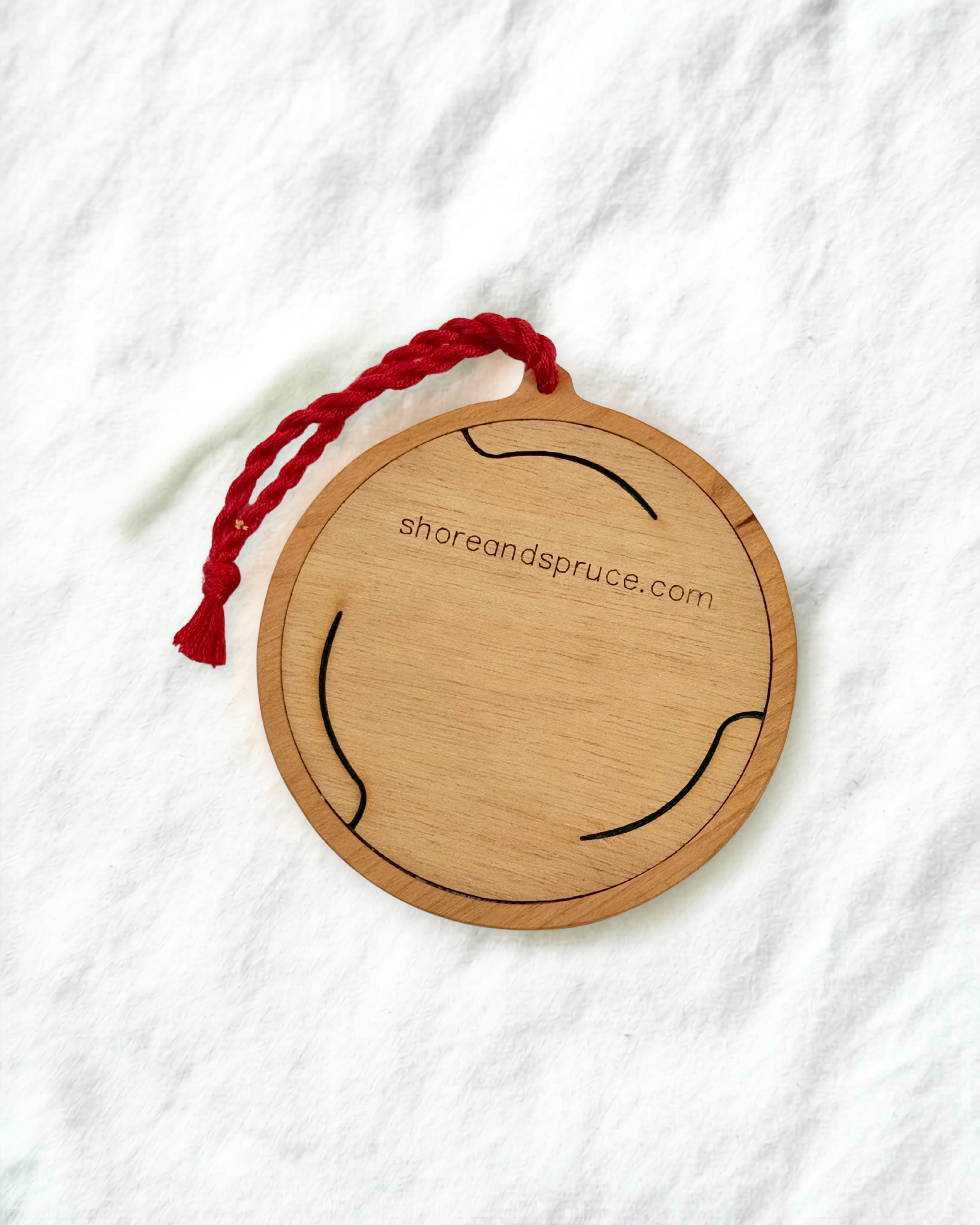 Self Finishing Needlepoint Ornament Frame - Solid Wood, 3" or 4" Canvas