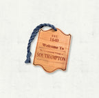 Wooden Town Sign Ornament – Custom Gift  - Personalized Coastal Gift