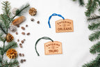 Wooden Orleans Sign Ornament: Personalized Cape Cod Coastal Gift