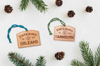 Wooden Yarmouth Ornament – Entering Towns Sign, Personalized Cape Cod Coastal Gift, Rustic Christmas