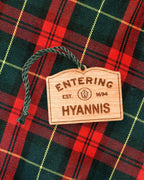 Wooden Hyannis Ornament – Entering Towns Sign, Personalized Cape Cod Coastal Gift, Rustic Christmas