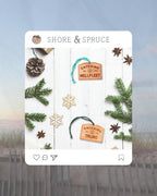 Personalized Wooden Wellfleet Sign Ornament: Cape Cod Coastal Decor