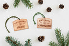 Wooden Truro Ornament – Entering Towns Sign, Personalized Cape Cod Coastal Gift, Rustic Christmas