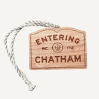 Personalized Wooden Chatham Ornament: Cape Cod Coastal Decor