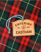 Wooden Eastham Ornament – Entering Towns Sign, Personalized Cape Cod Coastal Gift, Rustic Christmas