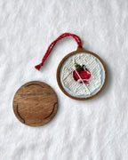 Self Finishing Needlepoint Ornament Frame - Solid Wood, 3" or 4" Canvas